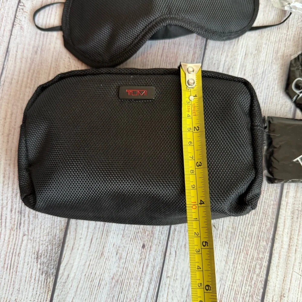 TUMI Black Travel Bag And Mask NWOT